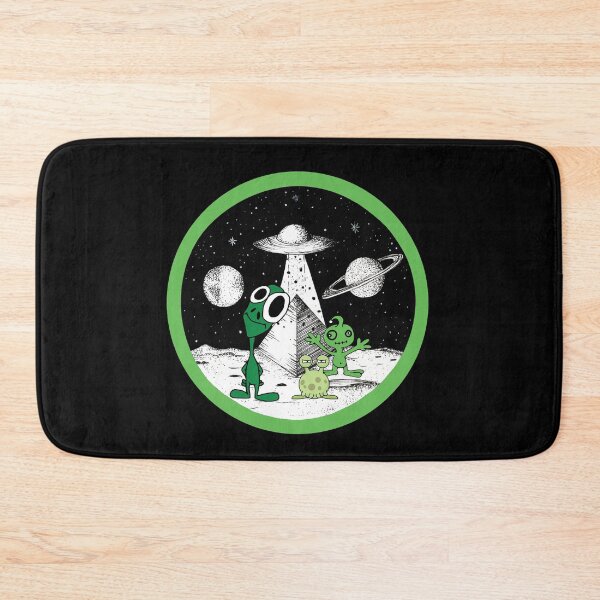Artikelvorschau, Alien Invasion - Grüne Aliens entworfen und verkauft von ColorfulMystic.