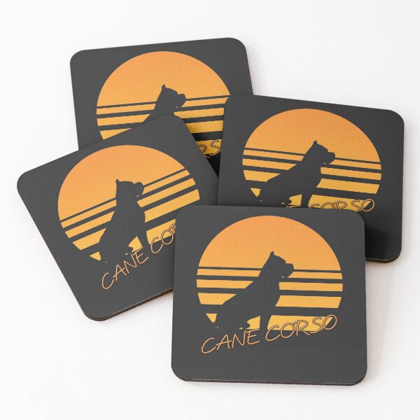 Item preview, Vintage Retro Cane Corso Silhouette Sun Dog Lover  designed and sold by Vasyl  Chernovol.