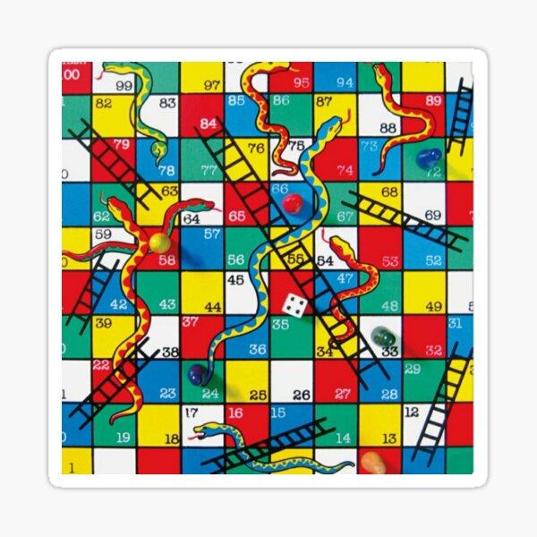 Ladders Snakes Stickers Redbubble