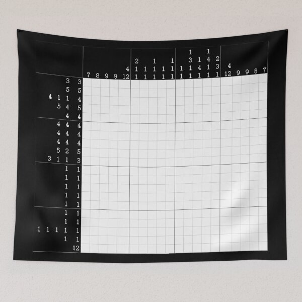 Item preview, Nonogram, gridler, hanjie, picross, piccross puzzle designed and sold by TheWhitney0o.