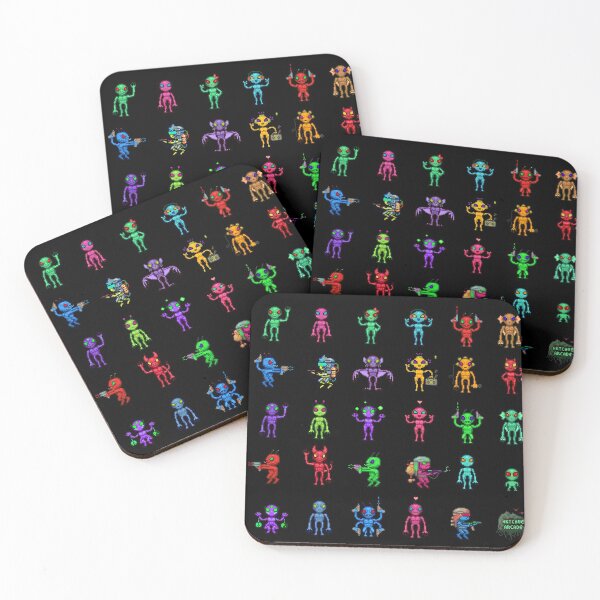 Item preview, Retro Pixel Alien alternate (Darker Color) option designed and sold by Art-Cave-Arcade.