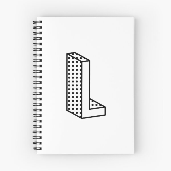 Item preview, 3D Ben Day Dot Isometric Letter L designed and sold by murialbezanson.