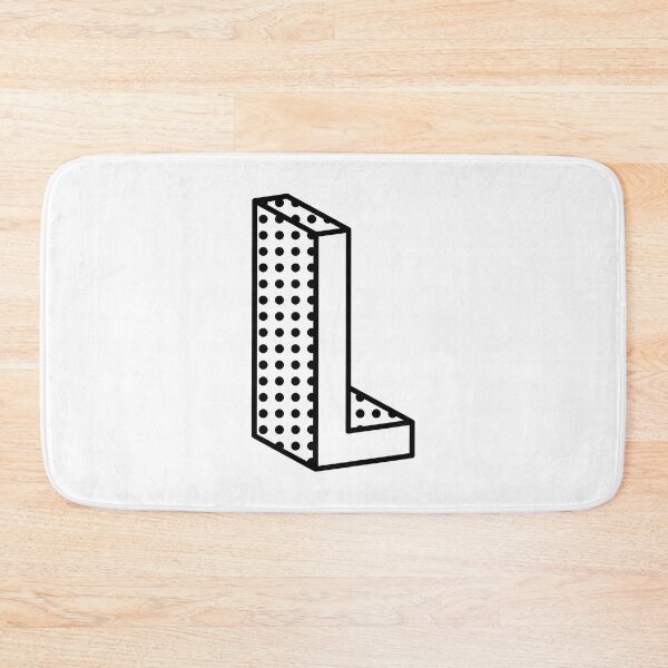 Item preview, 3D Ben Day Dot Isometric Letter L designed and sold by murialbezanson.