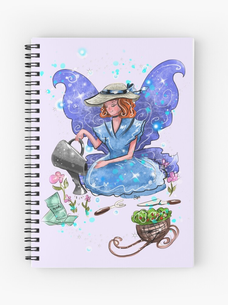 Thumbnail 1 of 3, Journal, Watrina The Watering Can, Tool And Flowerpot Fairy™ designed and sold by TeelieTurner.