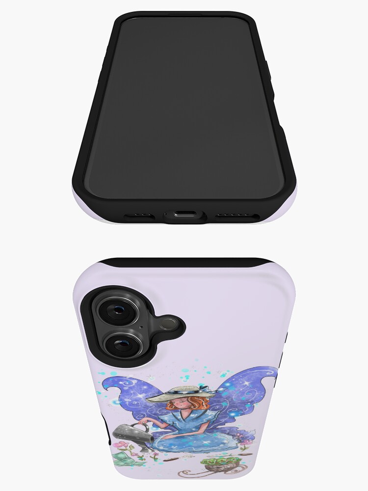 Thumbnail 3 of 4, iPhone Case, Watrina The Watering Can, Tool And Flowerpot Fairy™ designed and sold by TeelieTurner.