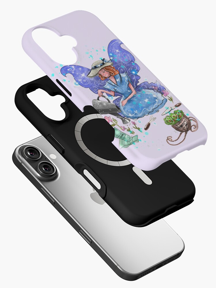 Thumbnail 2 of 4, iPhone Case, Watrina The Watering Can, Tool And Flowerpot Fairy™ designed and sold by TeelieTurner.