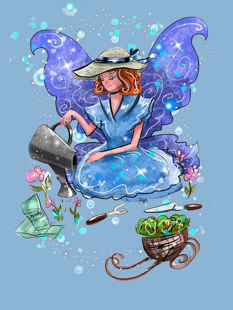 Thumbnail 2 of 2, Baby One-Piece, Watrina The Watering Can, Tool And Flowerpot Fairy™ designed and sold by TeelieTurner.