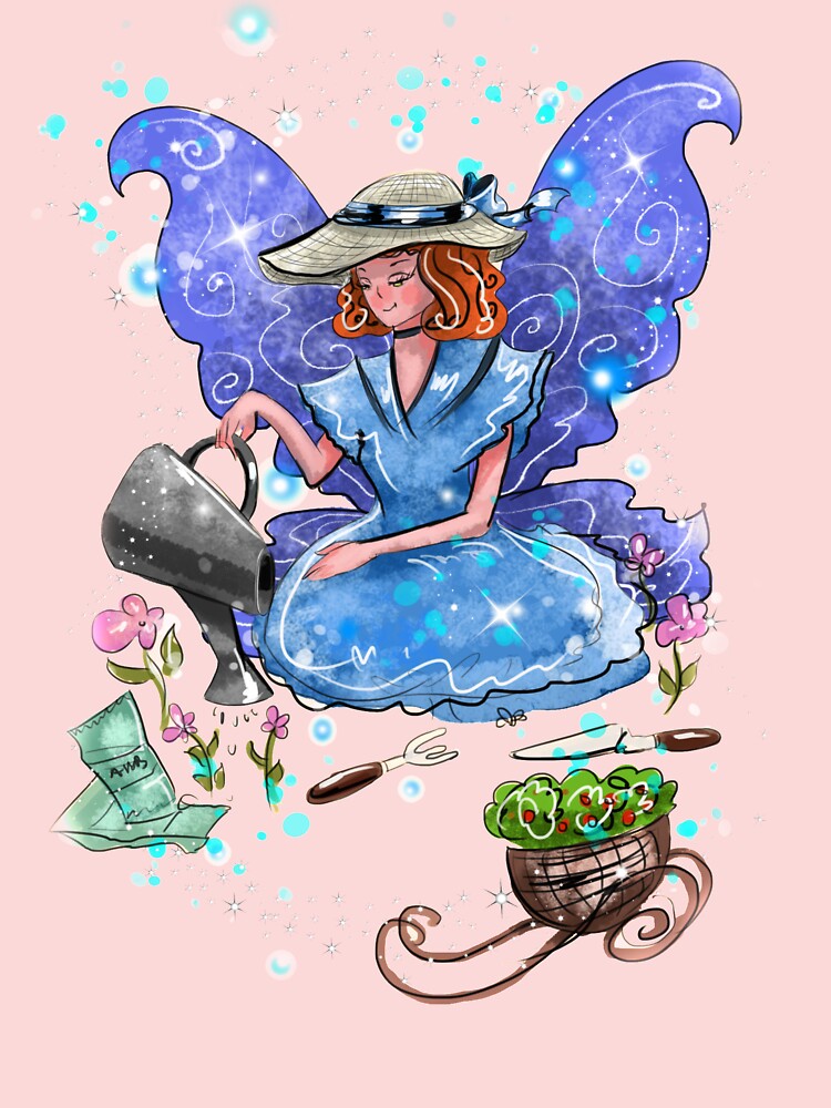 Thumbnail 2 of 2, Baby One-Piece, Watrina The Watering Can, Tool And Flowerpot Fairy™ designed and sold by TeelieTurner.