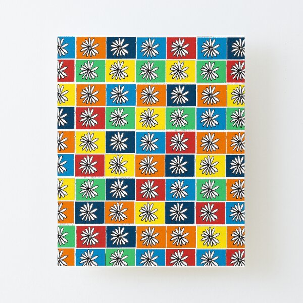 Flowers everywhere Canvas Mounted Print