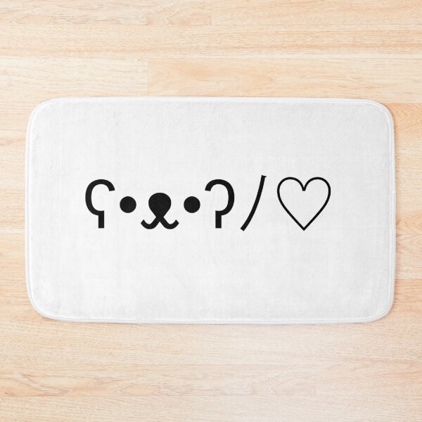 Item preview, Kaomoji Bear Kawaii Japanese Emoji designed and sold by MasterKlaw.