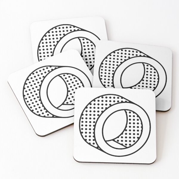Item preview, 3D Ben Day Dot Isometric Letter O designed and sold by murialbezanson.