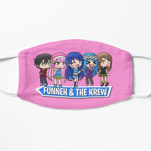 Gacha Funneh Krew Family Mask By Tubers Redbubble