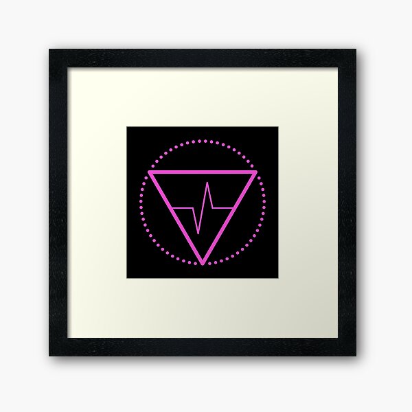 The Principle of Rhythm - Shee Symbol Framed Art Print