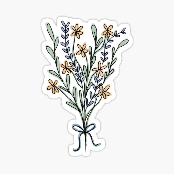 Artikel-Vorschau von Farbenfroher, zierlicher Blumenstrauß, designt und verkauft von Suh44.