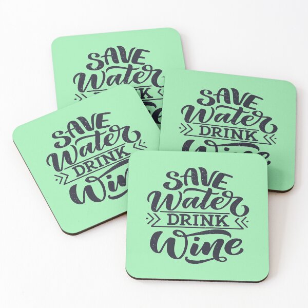 Item preview, save water , drink wine , funny quote  designed and sold by rashadat.