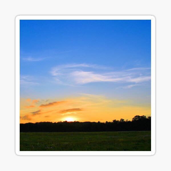 Wisconsin Sunset Sticker