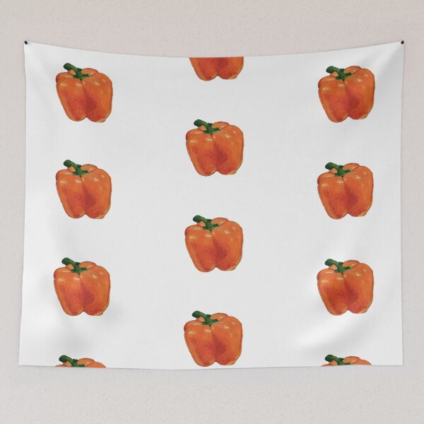 Item preview, orange bell pepper  designed and sold by skiffthug.