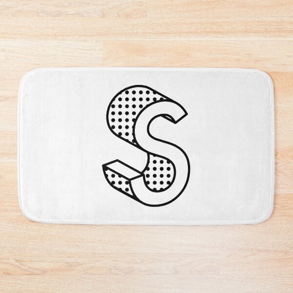 Item preview, 3D Ben Day Dot Isometric Letter S designed and sold by murialbezanson.