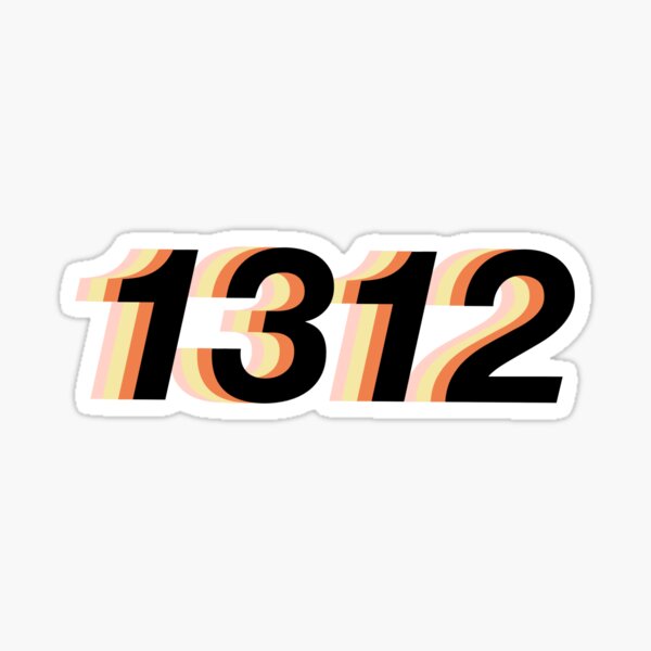 1312, ALL PROCEEDS TO BLM CHARITIES Sticker