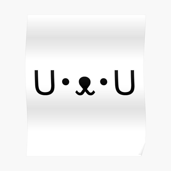 "Kaomoji Puppy Dog Kawaii Japanese Emoji" Poster for Sale by MasterKlaw