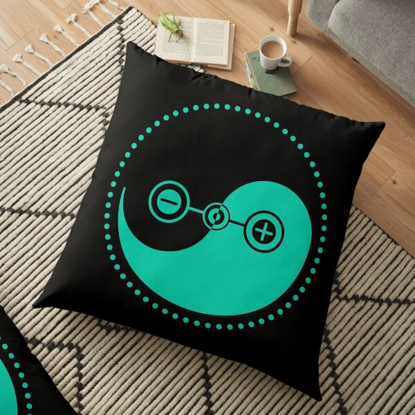 The Principle of Polarity - Shee Symbol Floor Pillow