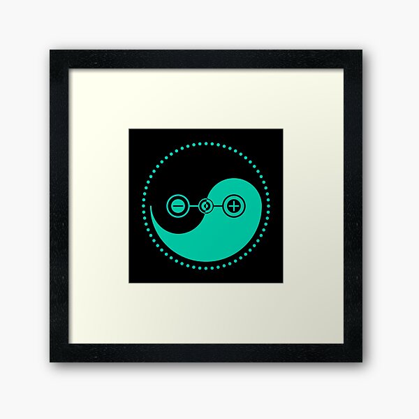 The Principle of Polarity - Shee Symbol Framed Art Print