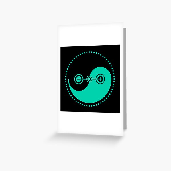 The Principle of Polarity - Shee Symbol Greeting Card