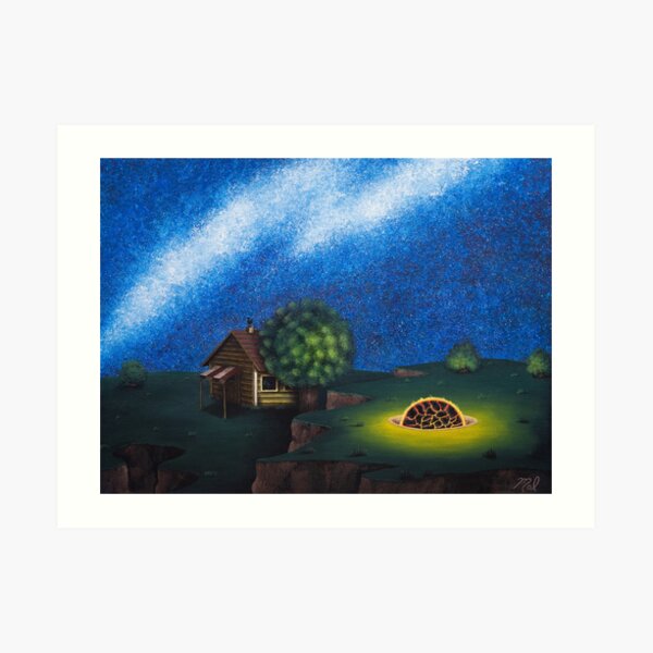 Meteorite Art Print