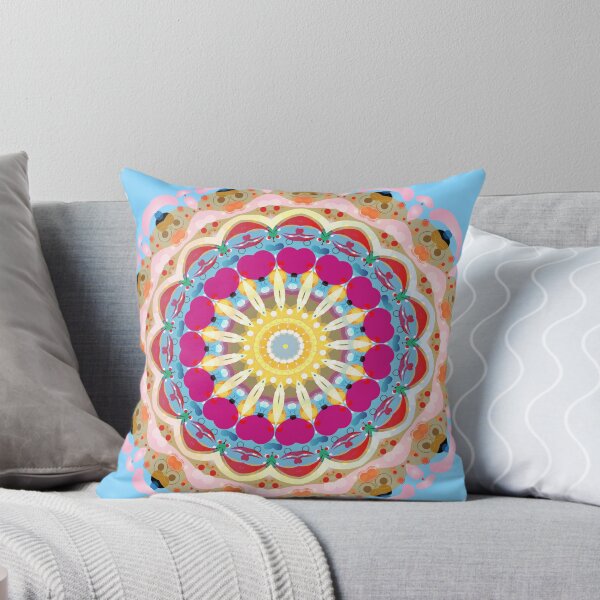 Item preview, unicorn handmade Mandala art, pastel, colorful hearts and repeated pattern, shapes designed and sold by vector-pro.