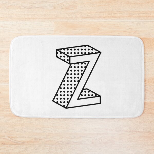 Item preview, 3D Ben Day Dot Isometric Letter Z designed and sold by murialbezanson.