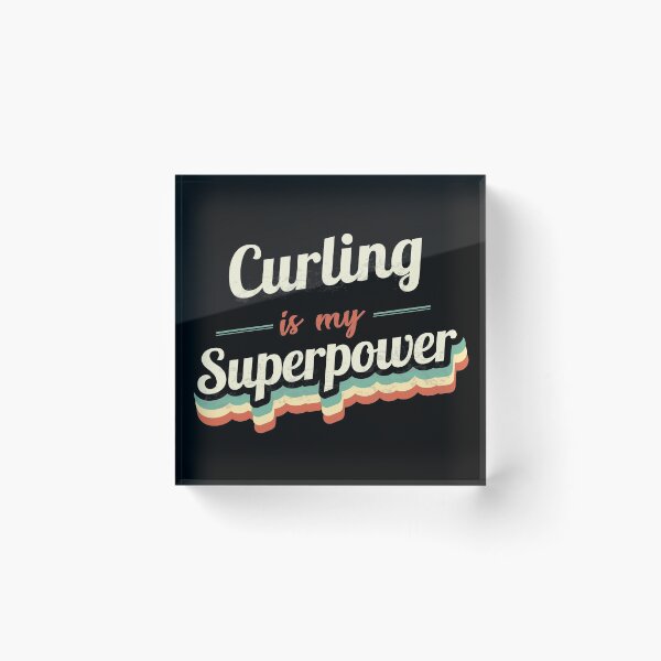 Item preview, Curling is my Superpower  designed and sold by Custom365.