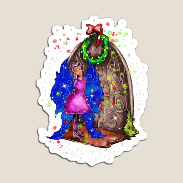 Item preview, Hollydays Shimmer The Seasonal Door Fairy™ designed and sold by TeelieTurner.