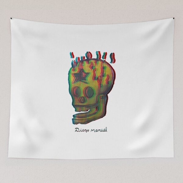 Item preview, skulls on fire 3d 2 designed and sold by Diego Manuel Rodriguez.