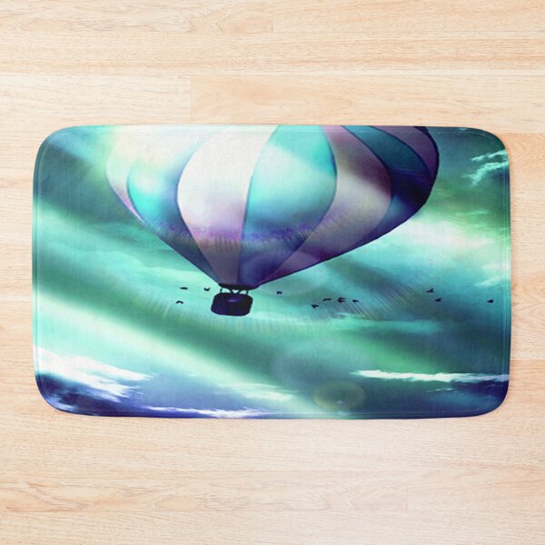 Item preview, Hot Air Balloon Blue designed and sold by iduzarts.