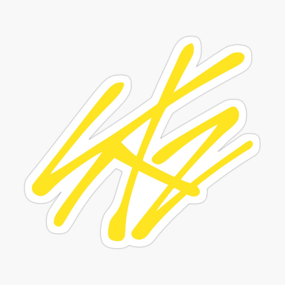 Download Stray Kids Logo Yellow Colored Mask By Skzlyrics Redbubble PSD Mockup Templates