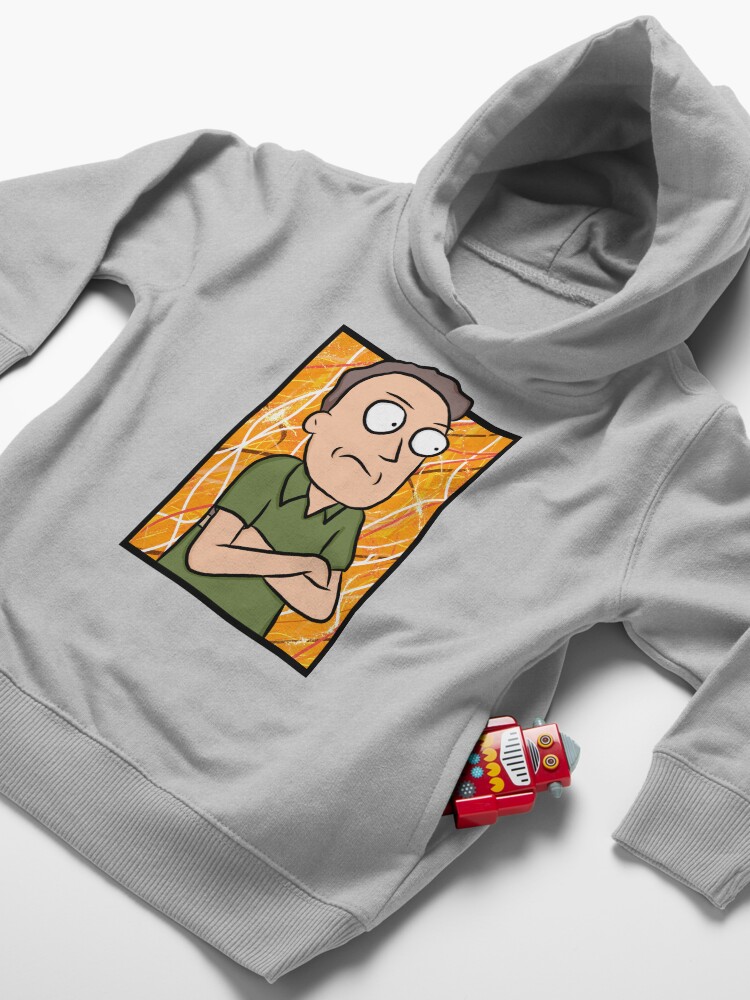 Alternate view of Jerry Smith - Rick and Morty Toddler Pullover Hoodie