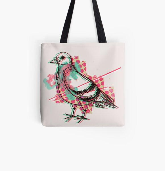 Party Pigeon All Over Print Tote Bag