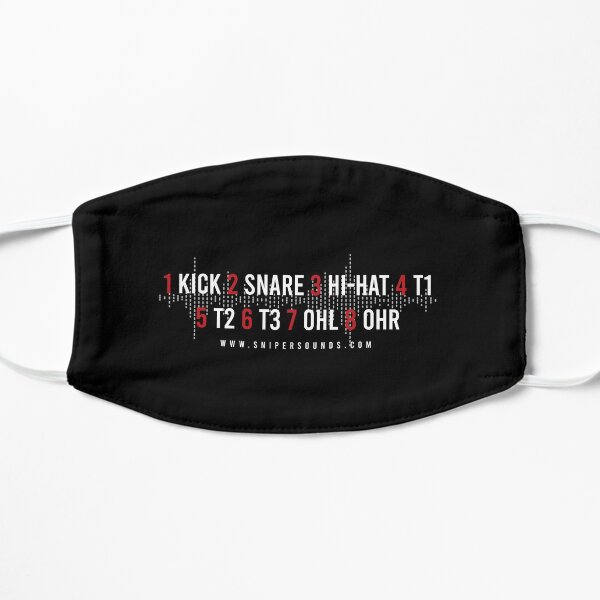 Kick Snare Hi-Hat for Drummers and Sound Engineers Mask