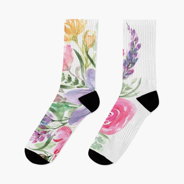 Item preview, Fresh Loose Watercolor Florals designed and sold by Harpley Design Studio.