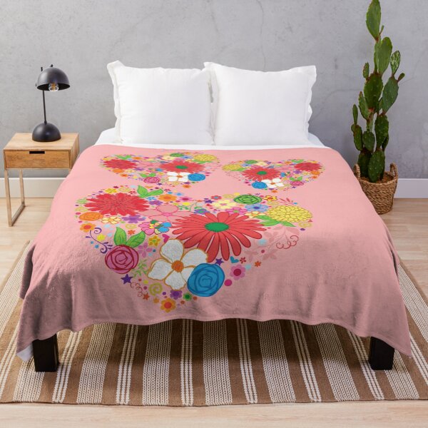 Item preview, Beautiful Hearts Made of Flowers Love T-Shirt designed and sold by tronictees.
