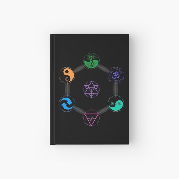 The 7 Universal Principles of Alchemy - Shee Symbols Hardcover Journal