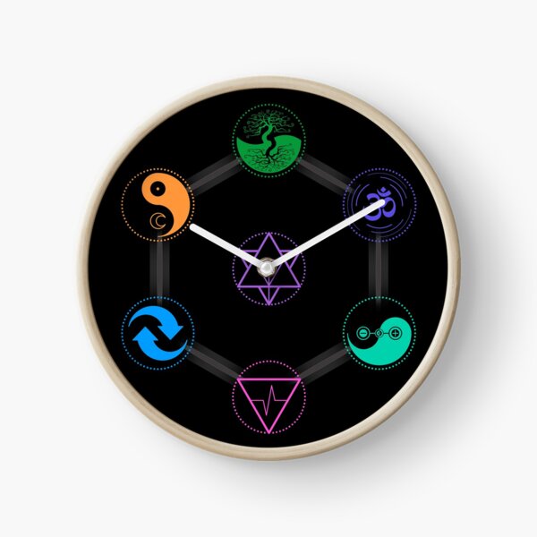 The 7 Universal Principles of Alchemy - Shee Symbols Clock