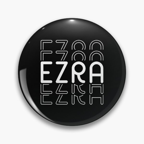 Item preview, Name Ezra in Black and White Style designed and sold by Time-is-Money.