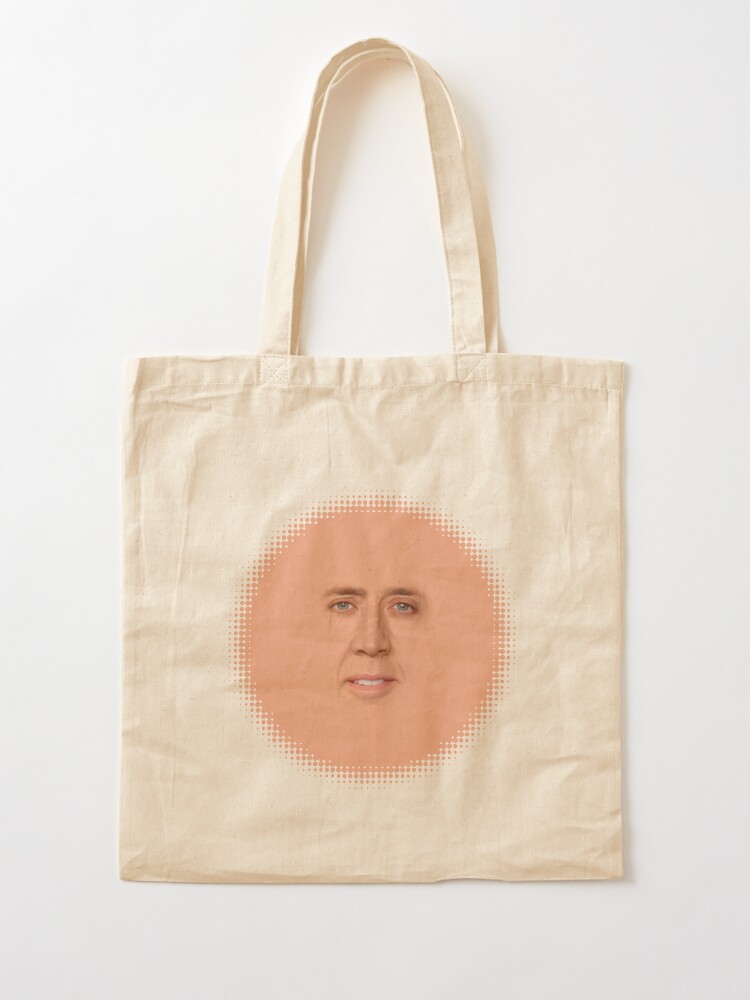 nicolas cage face backpack