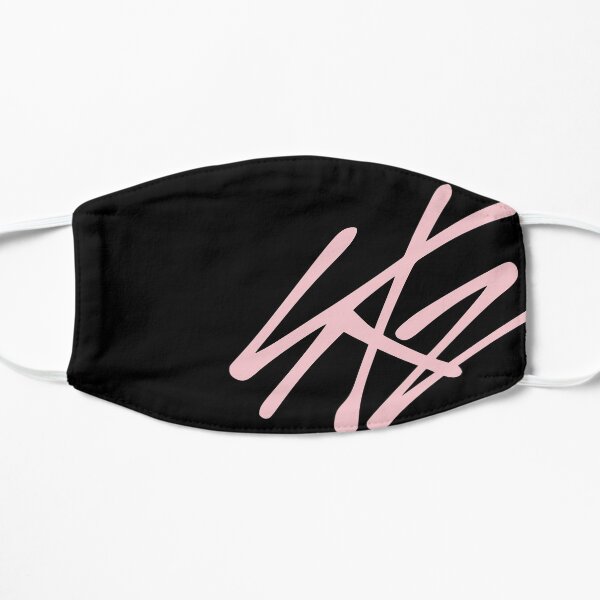 Stray Kids Logo Blush Colored Flat Mask