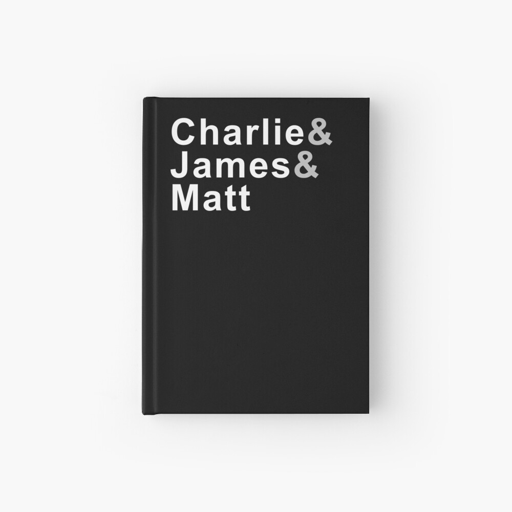 Charlie & James & Matt Hardcover Journal
