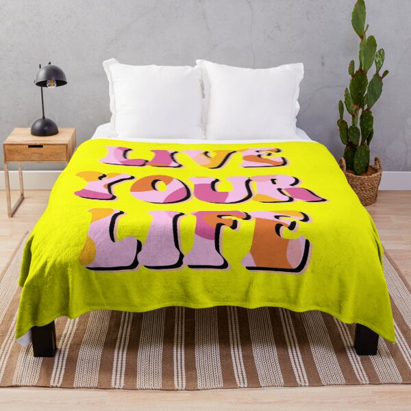 Item preview, Live Your Life- Retro Pink designed and sold by bethanygwilson.