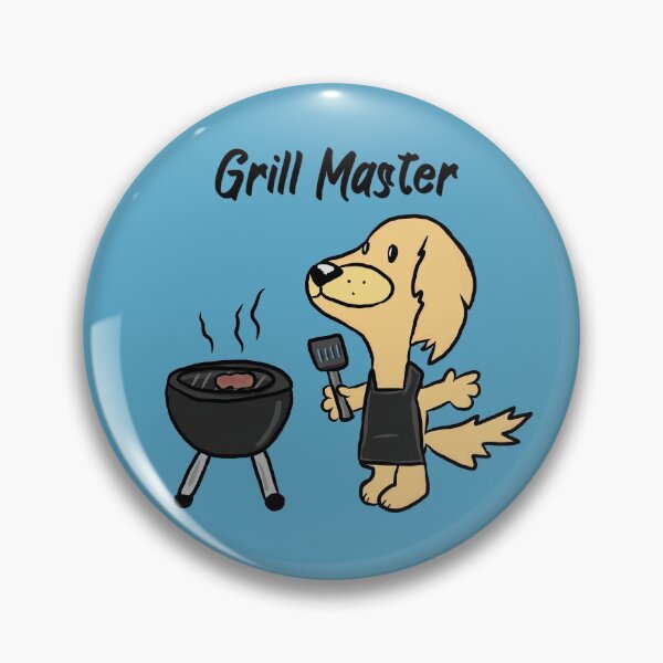 Artikelvorschau, Grillmeister Golden Retriever entworfen und verkauft von RoserinArt.