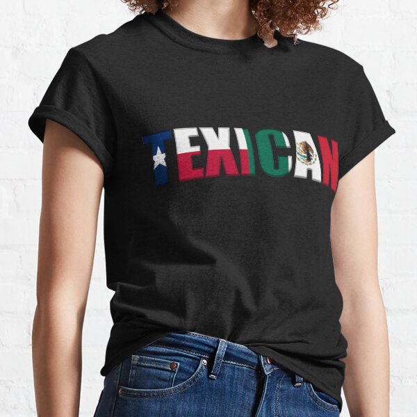 Aperçu de l'œuvre Drapeau du Texas Lettres du drapeau du Texas et du Mexique créée et vendue par tronictees.