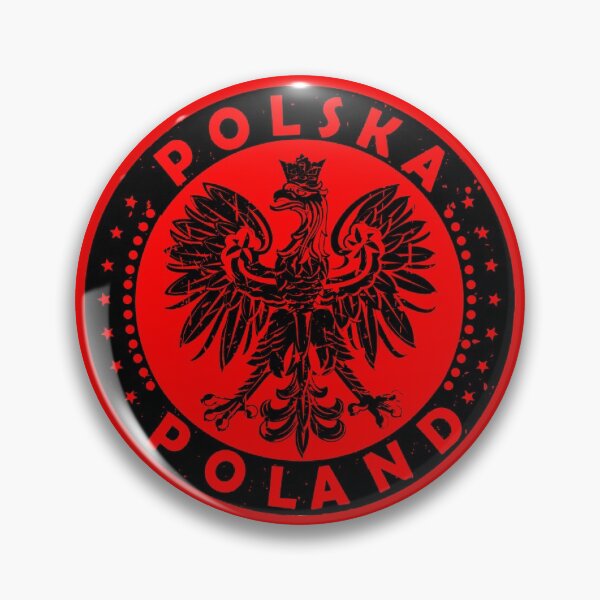 Item preview, Polska Polish Eagle Vintage Distressed Poland Coat Of Arms Black designed and sold by tronictees.
